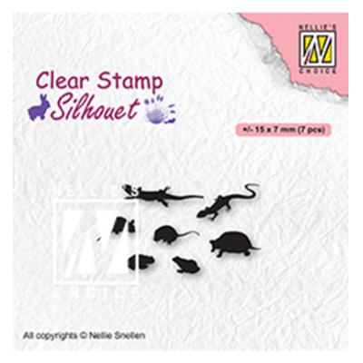 Nellie's Choice Clear Stamps - Small Animals